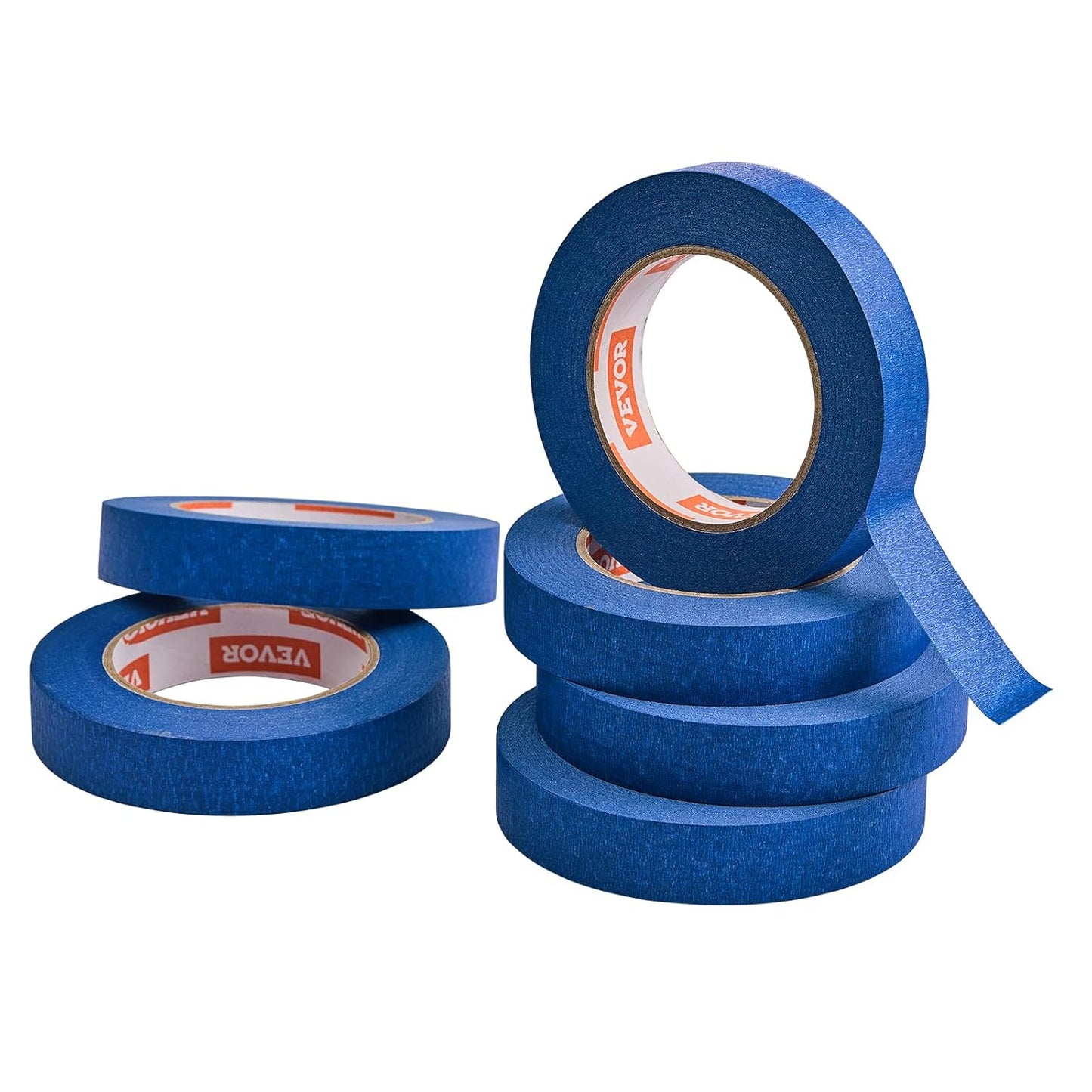 Painters Tape 1 Inch Wide (0.94 in X 60 Yds) 6 Rolls Blue Painter Masking Tape