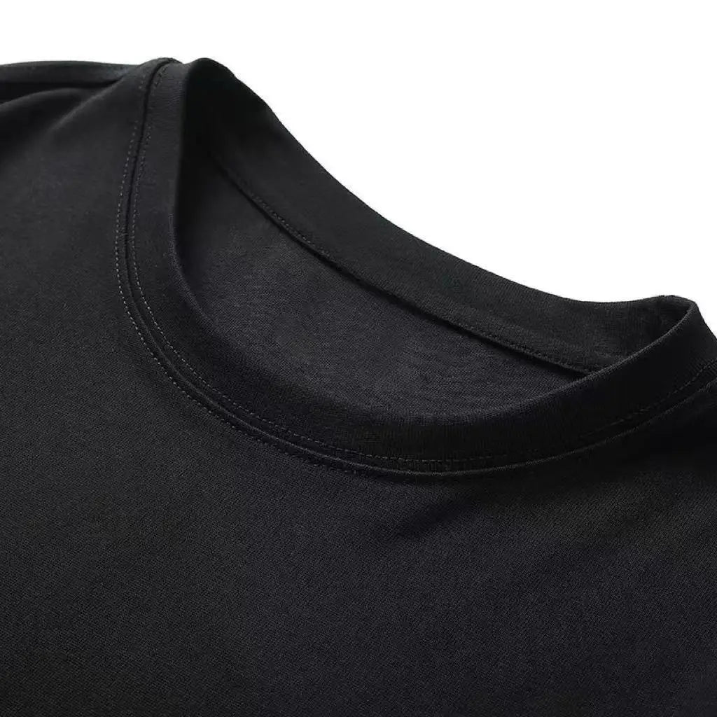 Brand Letter Pattern Fashion T-shirt Summer Daily Short Sleeved Round Neck T-shirt Casual Street Wear Harajuku T-shirt