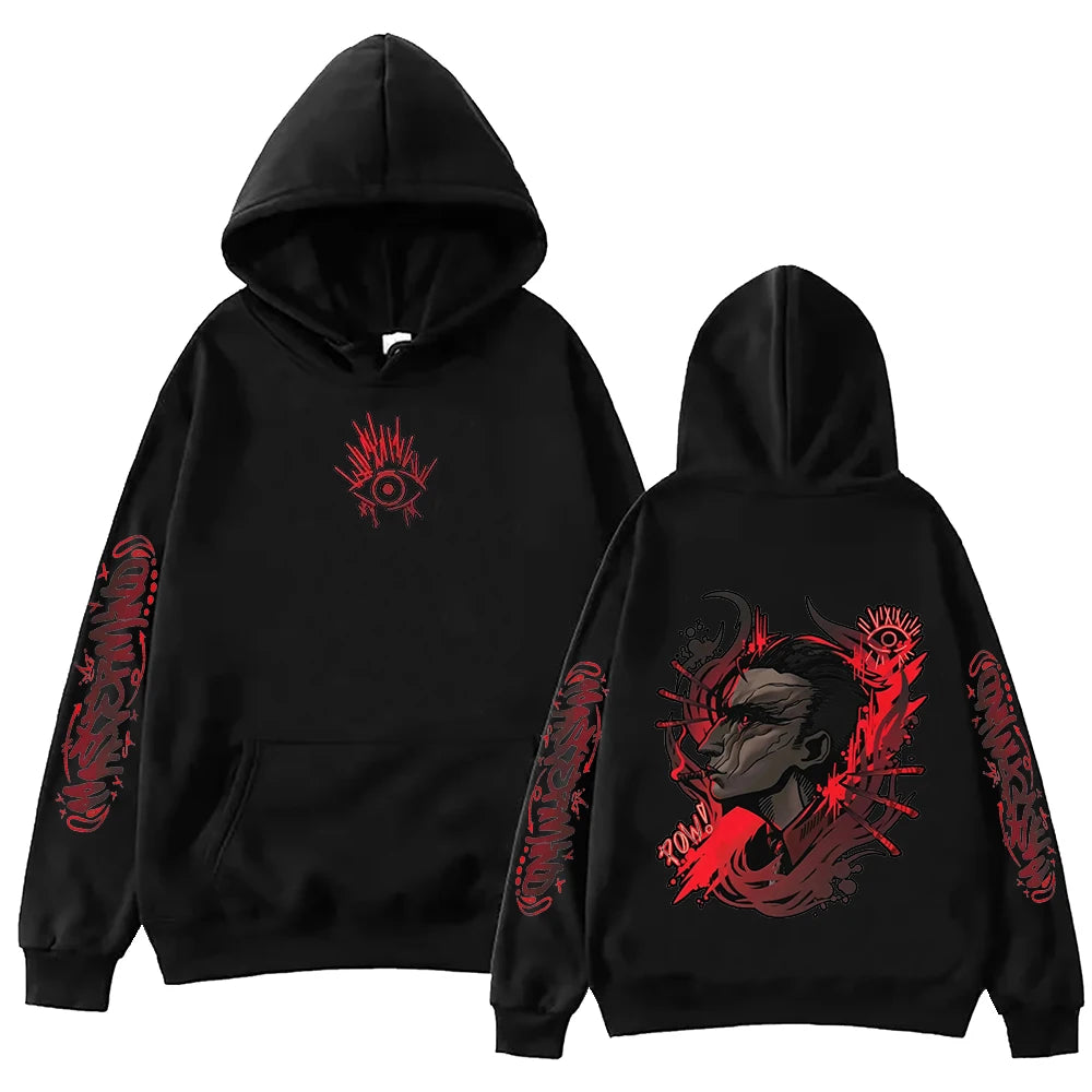 2025 Arcane Ekko Anime Hoodie Harajuku Hip Hop Pullover Tops Sweatshirt Fans Gift